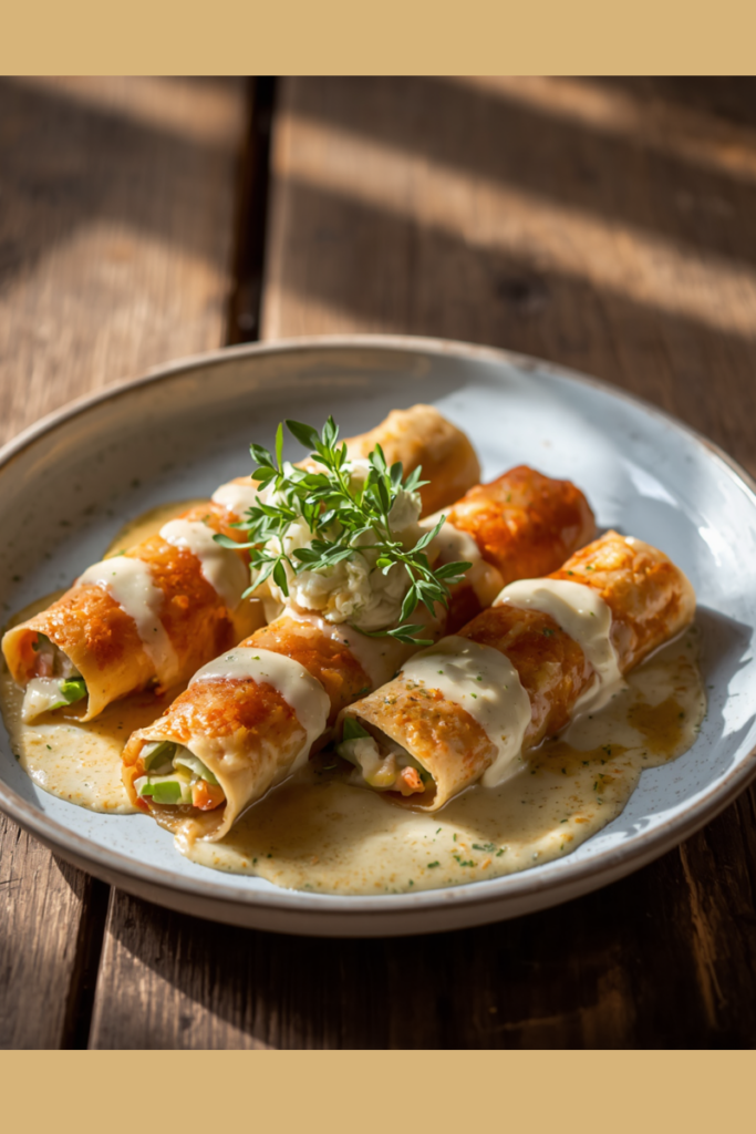 Canelones de espelta rellenos de verdura con salsa de colifloR DRA ODILE FERNÁNDEZ