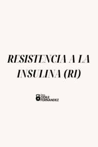 resistencia insulina