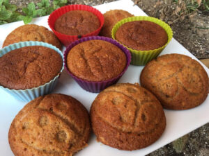 Muffins de pera y canela