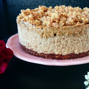 Tarta vegana cruda