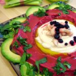 Dip de colores con crudités