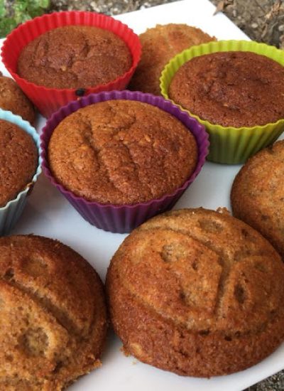 Muffins de pera y canela