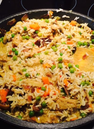 Arroz Basmati con curry