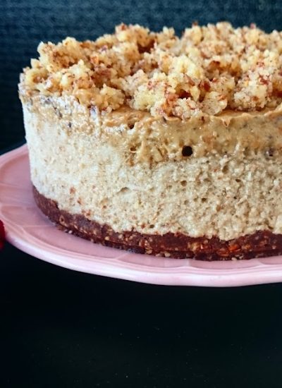 Tarta vegana cruda