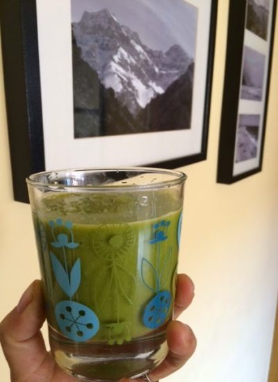 Batido de lechuga y rúcula