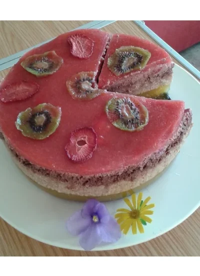 Tarta dulce primavera